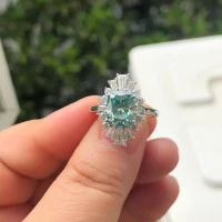 /public/photos/live/Elongated Cushion Cut Baguette Halo Green Moissanite Engagement Ring 779 (3).webp